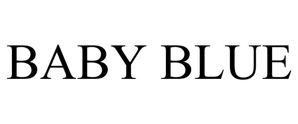 Trademark Logo BABY BLUE
