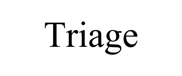 Trademark Logo TRIAGE