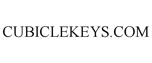 Trademark Logo CUBICLEKEYS.COM