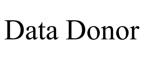 Trademark Logo DATA DONOR