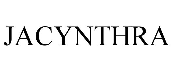 Trademark Logo JACYNTHRA