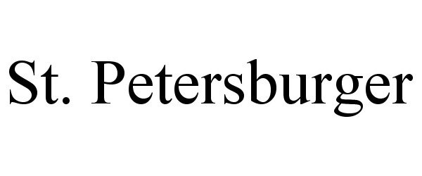  ST. PETERSBURGER