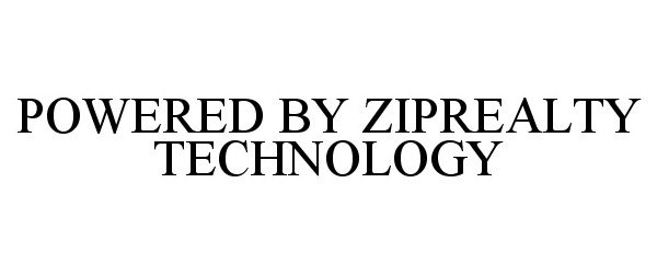  POWERED BY ZIPREALTY TECHNOLOGY