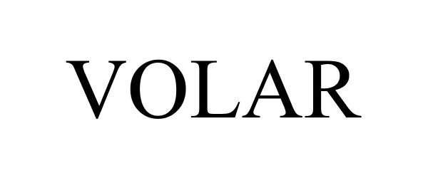 Trademark Logo VOLAR