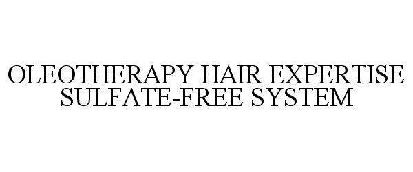  OLEOTHERAPY HAIR EXPERTISE SULFATE-FREE SYSTEM