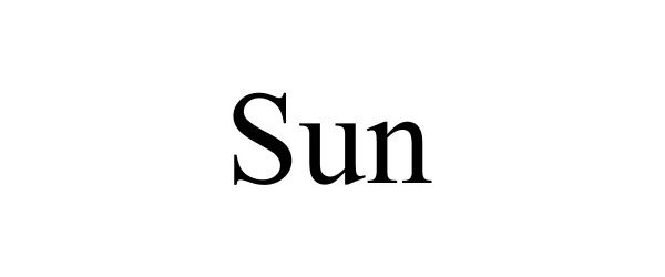 Trademark Logo SUN