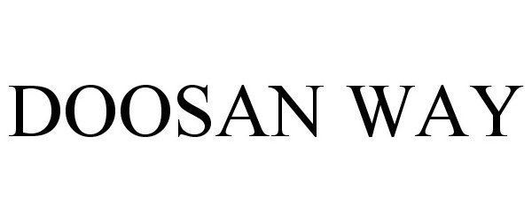  DOOSAN WAY