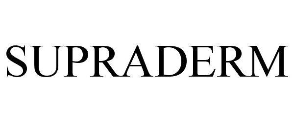 Trademark Logo SUPRADERM