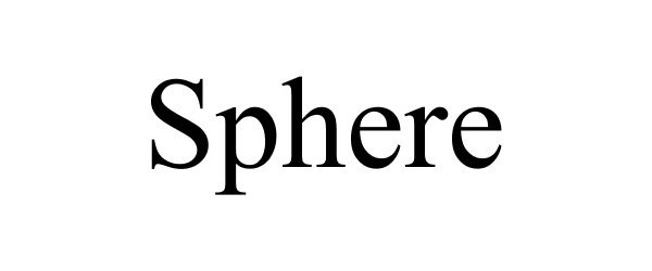 Trademark Logo SPHERE