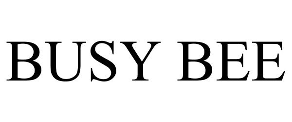 Trademark Logo BUSY BEE