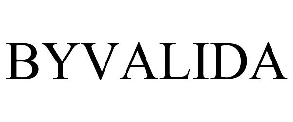 Trademark Logo BYVALIDA