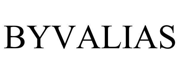 Trademark Logo BYVALIAS