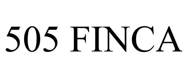 Trademark Logo 505 FINCA