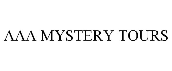  AAA MYSTERY TOURS