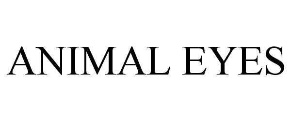 ANIMAL EYES - American Academy of Ophthalmology, Inc. Trademark