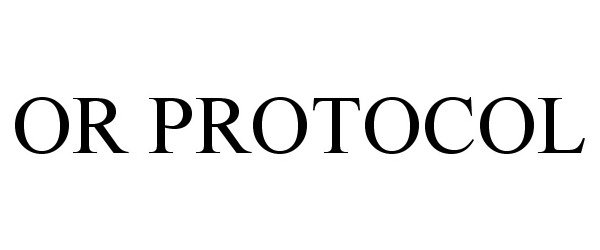  OR PROTOCOL