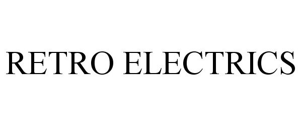 Trademark Logo RETRO ELECTRICS