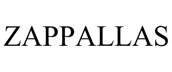 Trademark Logo ZAPPALLAS