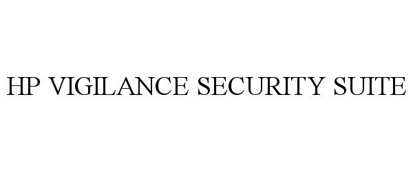  HP VIGILANCE SECURITY SUITE