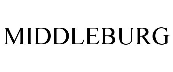 Trademark Logo MIDDLEBURG