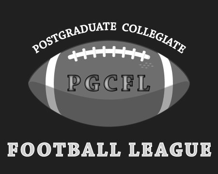 Trademark Logo PGCFL POSTGRADUATE COLLEGIATE FOOTBALL LEAGUE
