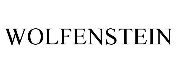Trademark Logo WOLFENSTEIN