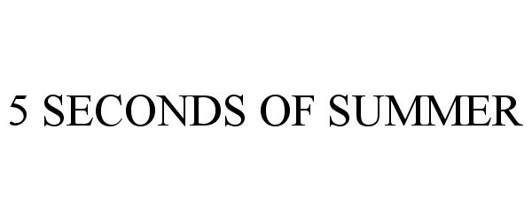  5 SECONDS OF SUMMER