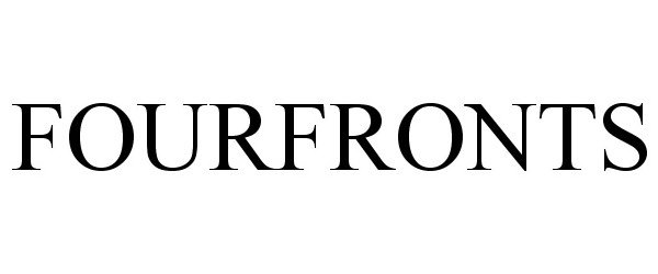 Trademark Logo FOURFRONTS