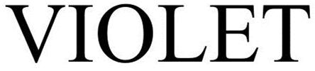 Trademark Logo VIOLET