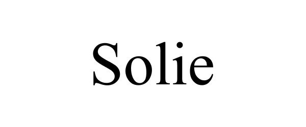 Trademark Logo SOLIE