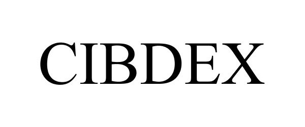 Trademark Logo CIBDEX