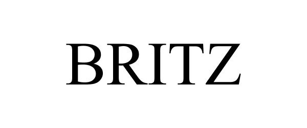 Trademark Logo BRITZ