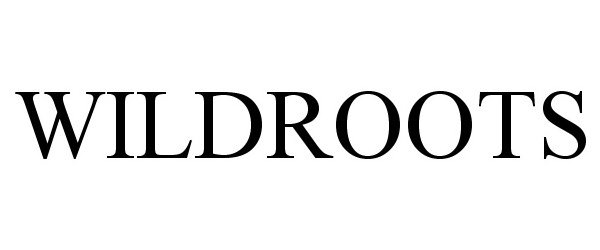 Trademark Logo WILDROOTS
