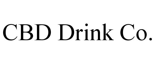Trademark Logo CBD DRINK CO.