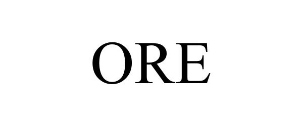 Trademark Logo ORE