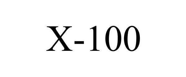 Trademark Logo X-100