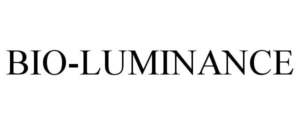 Trademark Logo BIO-LUMINANCE