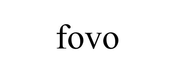 Trademark Logo FOVO