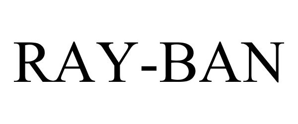 Trademark Logo RAY-BAN