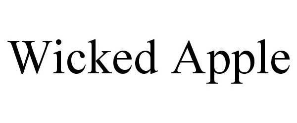 Trademark Logo WICKED APPLE