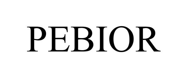 Trademark Logo PEBIOR