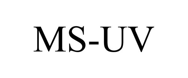 Trademark Logo MS-UV
