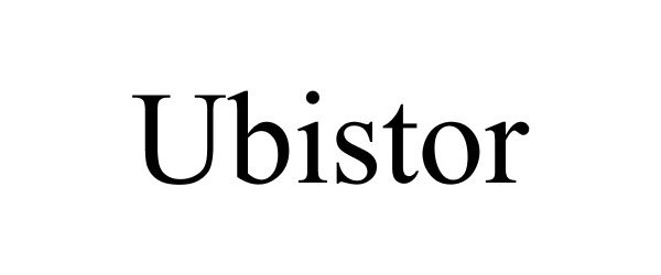 Trademark Logo UBISTOR
