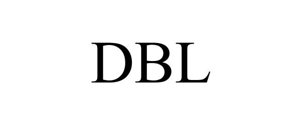 Trademark Logo DBL