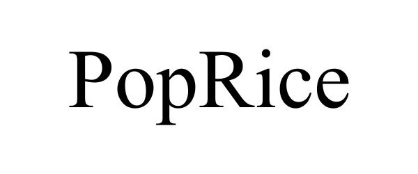 Trademark Logo POPRICE