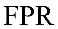 Trademark Logo FPR