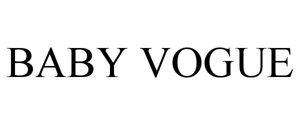 Trademark Logo BABY VOGUE