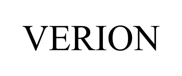 Trademark Logo VERION