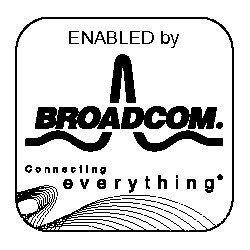 Trademark Logo ENABLED BY BROADCOM. CONNECTING EVERYTHING