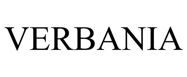 Trademark Logo VERBANIA